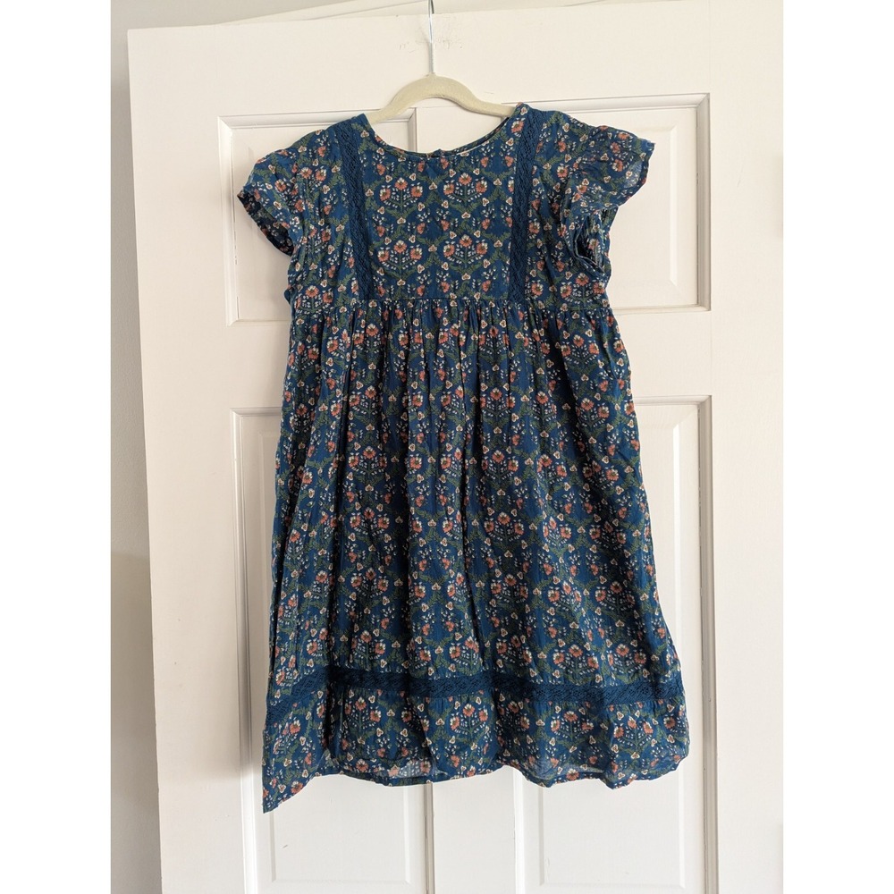 Roberta Roller Rabbit Girls Cottage Core Floral Shift Dress Tunic Size 10